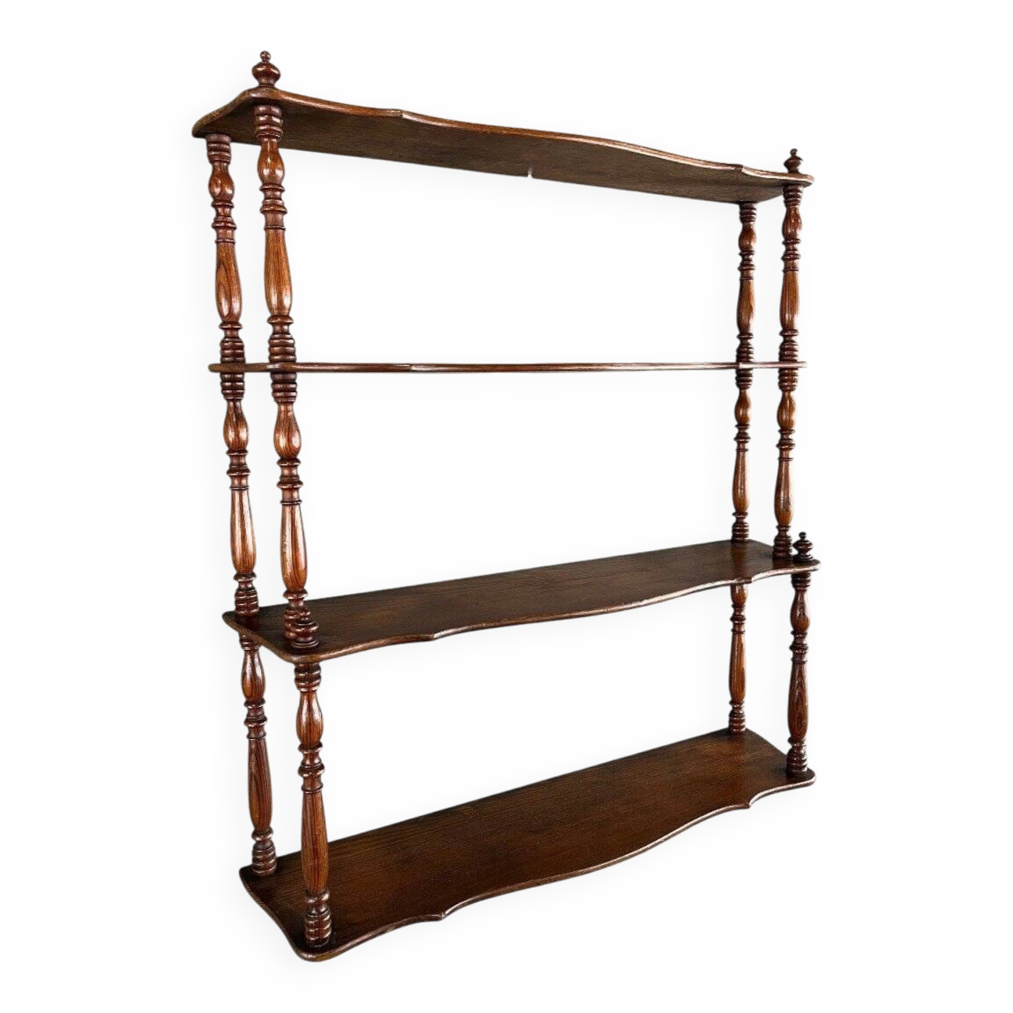 Solid Wood Wall Shelf, 19th Century
