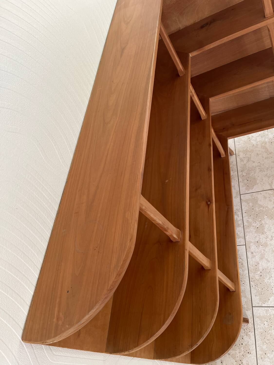 Corner bookcase shelf from the 60s ART DECO