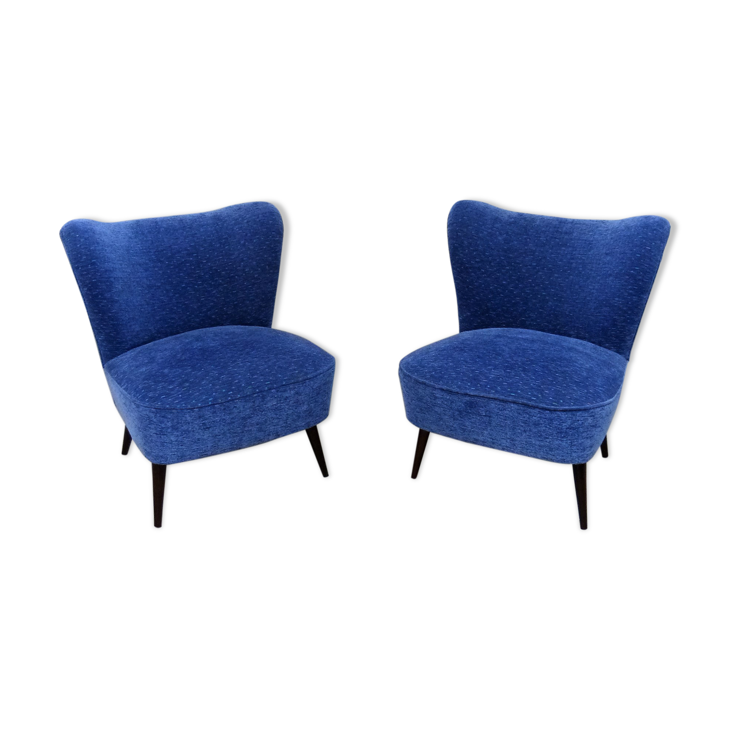 Set of 2 cocktail chairs, 1960's