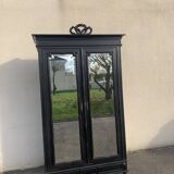 Black notary cabinet