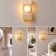 Ceramic zellige wall light