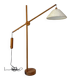Vintage Domus teak wood floor lamp