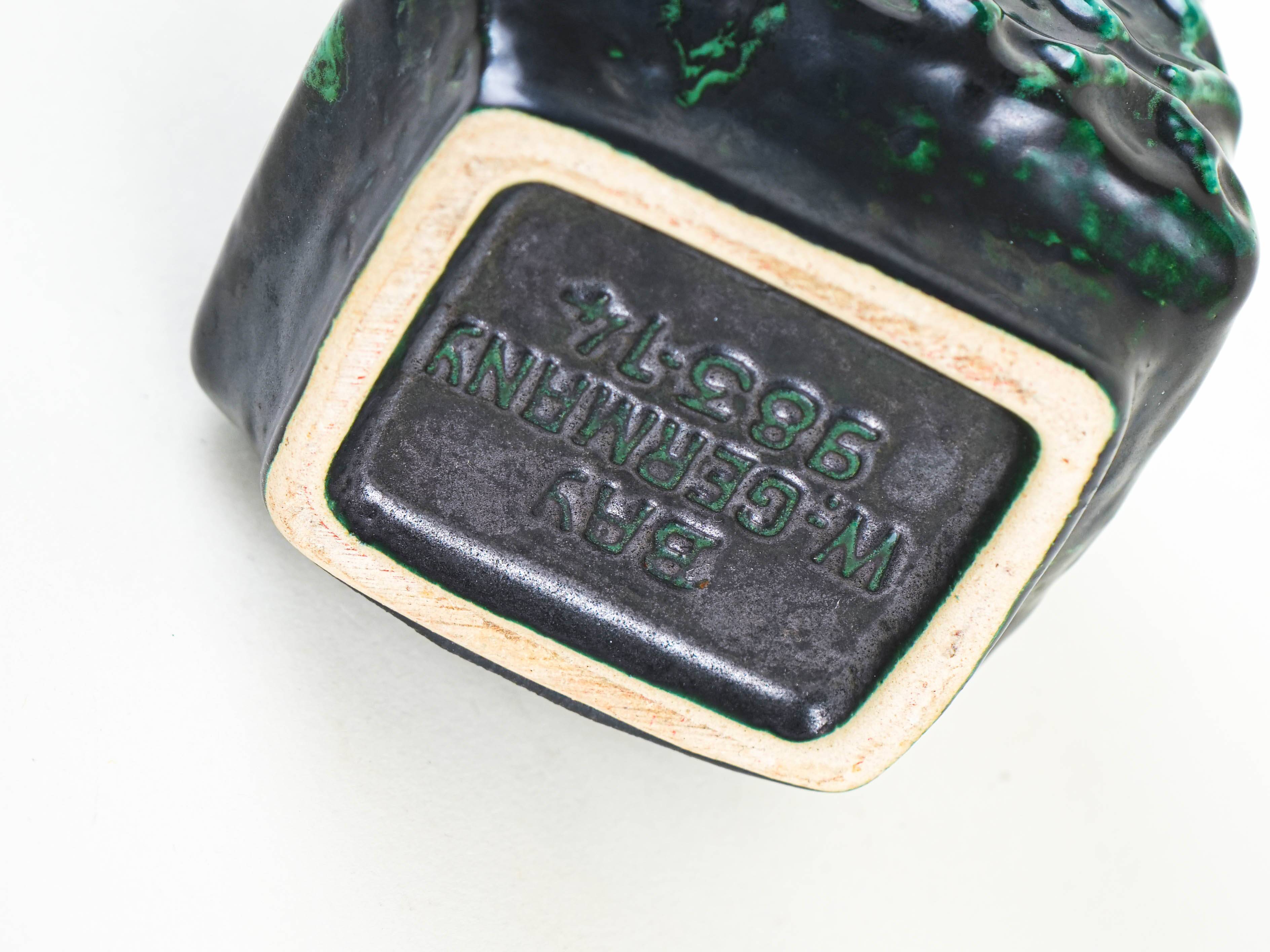 Ceramic vase, German design, 1970s, made in West Germany