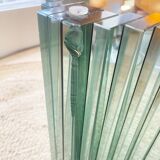 Italian glass coffee table — Luigi Massoni 1970