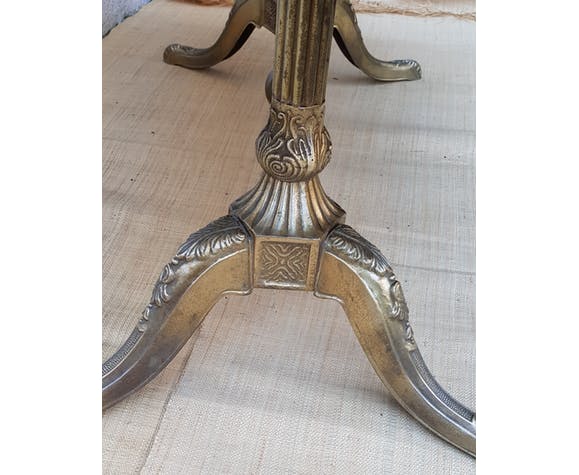 Green marble coffee table