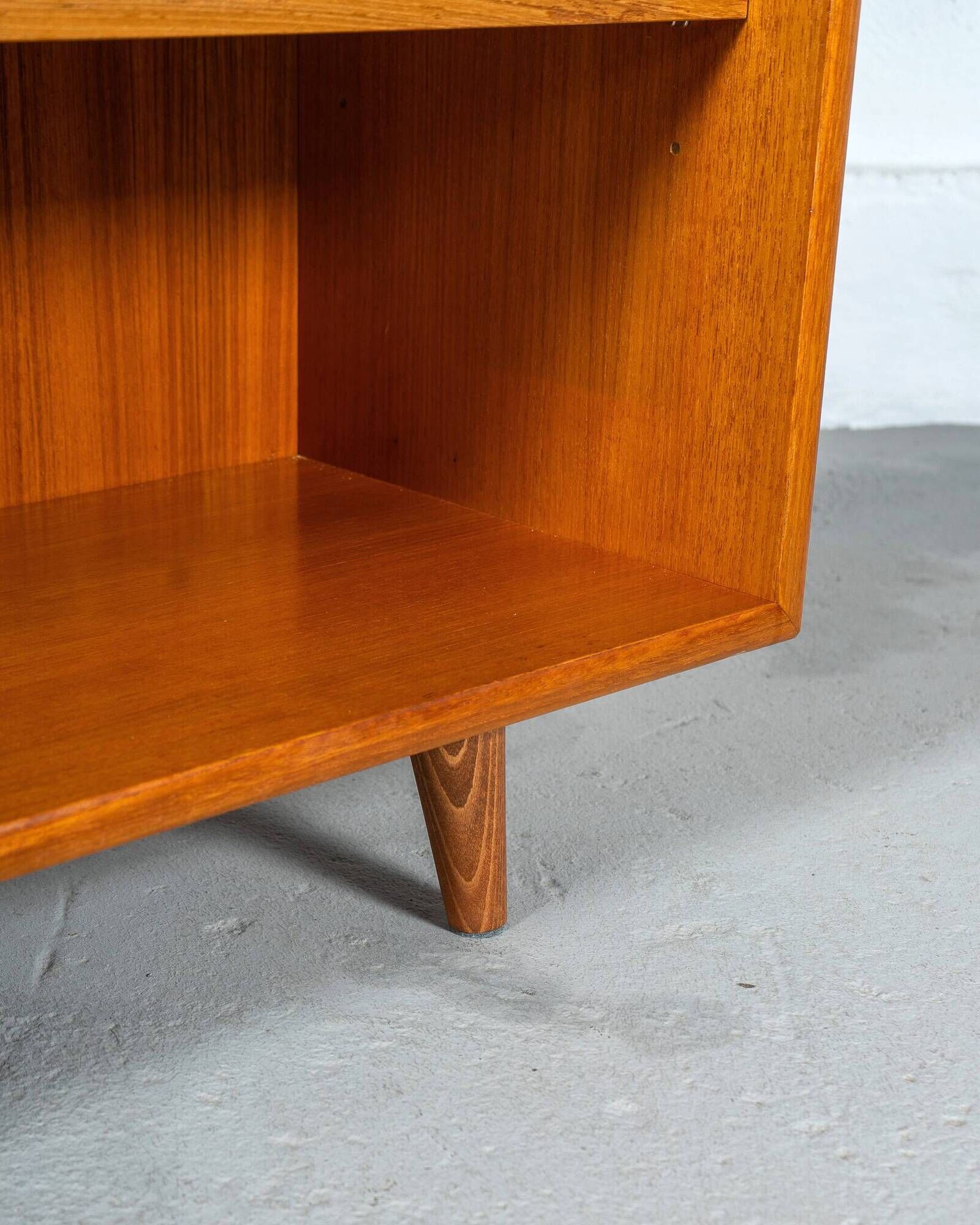 Mid Century Teak Bookcase or Library from Germany, circa 1950