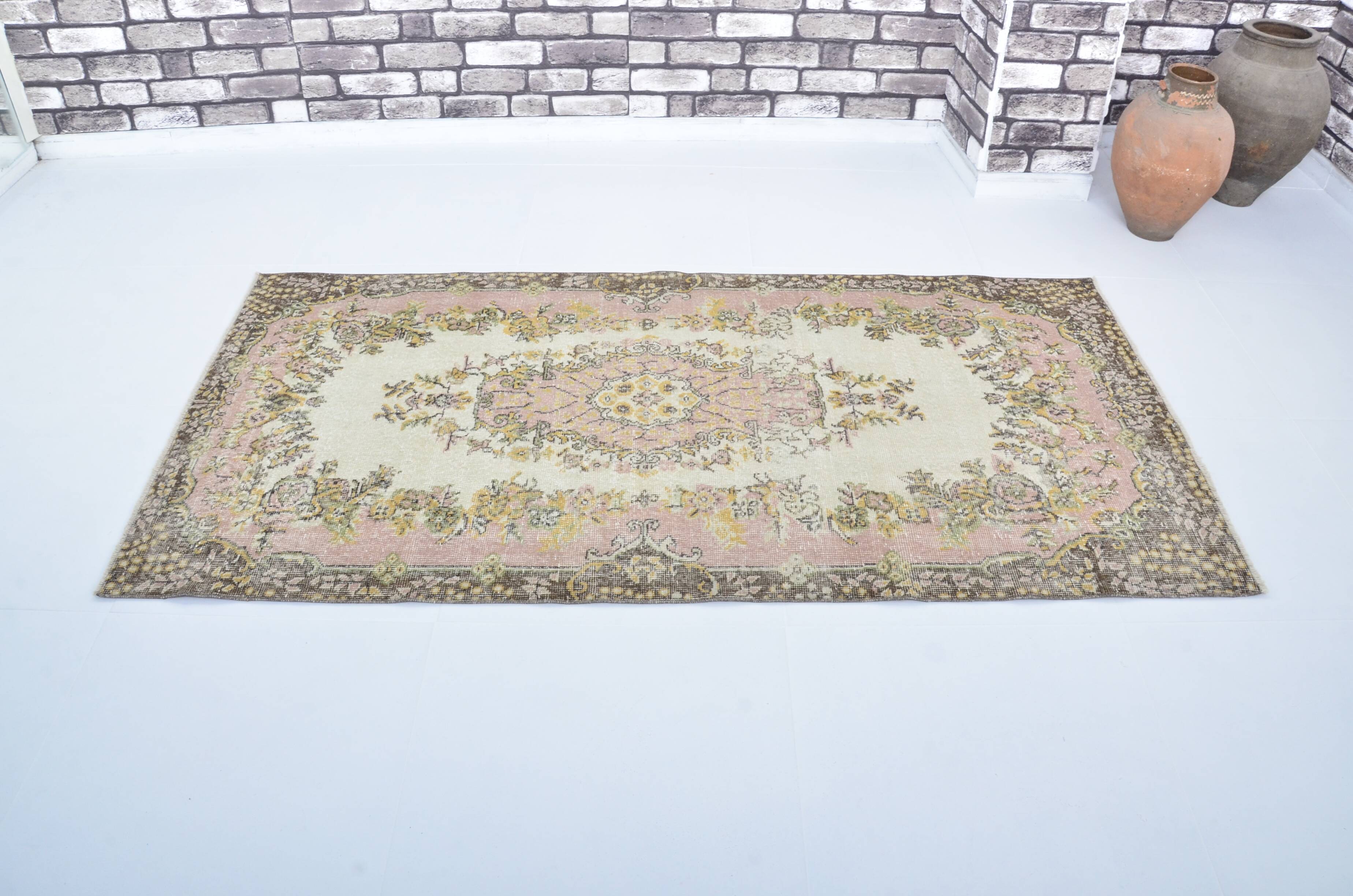 Vintage Anatolian Pink Floor Rug sku 3147