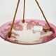 Magnificent Vianne Art Nouveau style 1-burner basin, in patterned purple glass