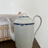 Numbered Sologne porcelain teapot
