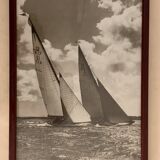 Framed photography, sailboat theme