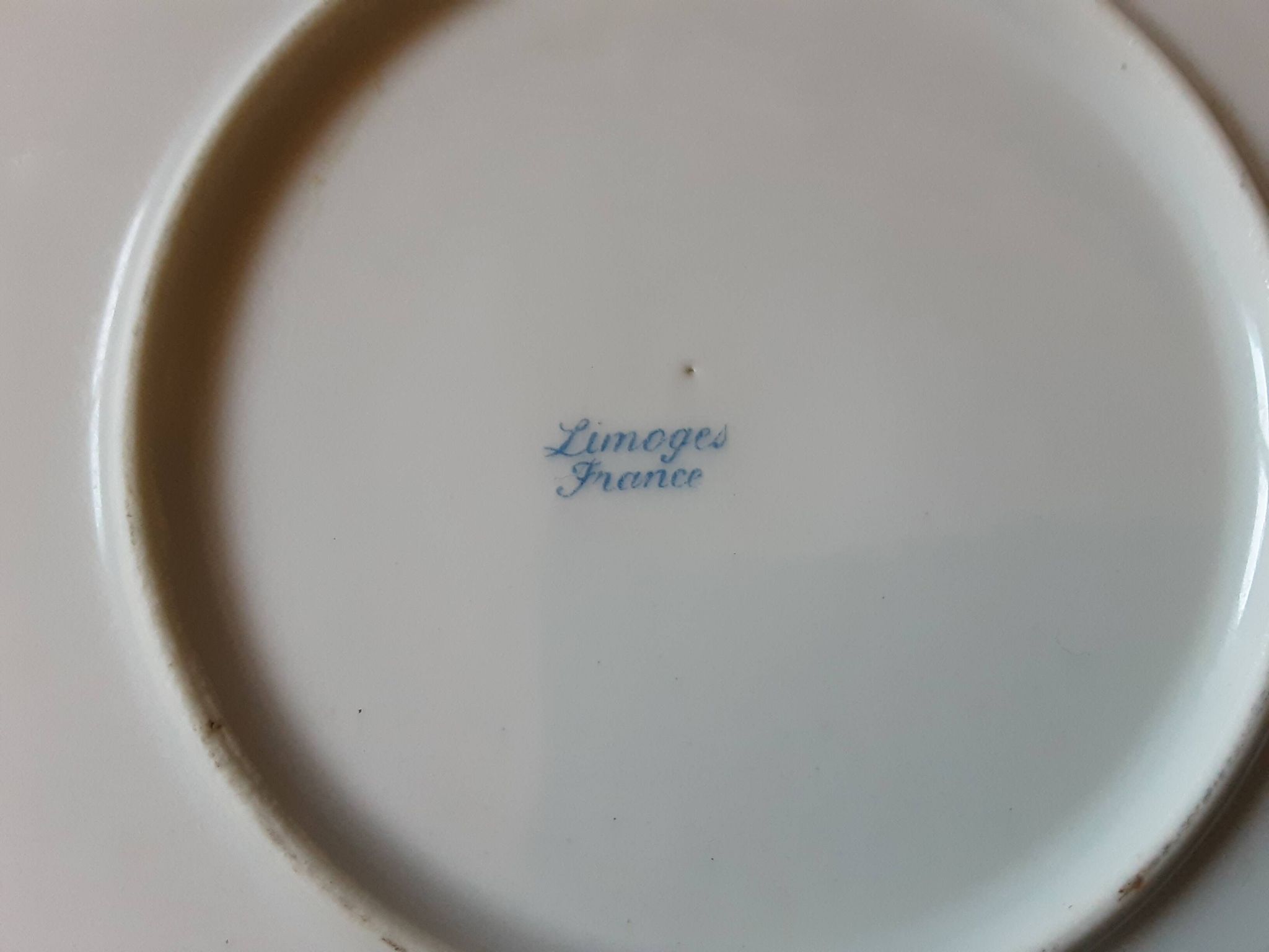 Grand plat porcelaine Limoges