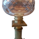 Crystal lamp and green marble