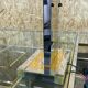 Table lamp for lumica braas & chrome