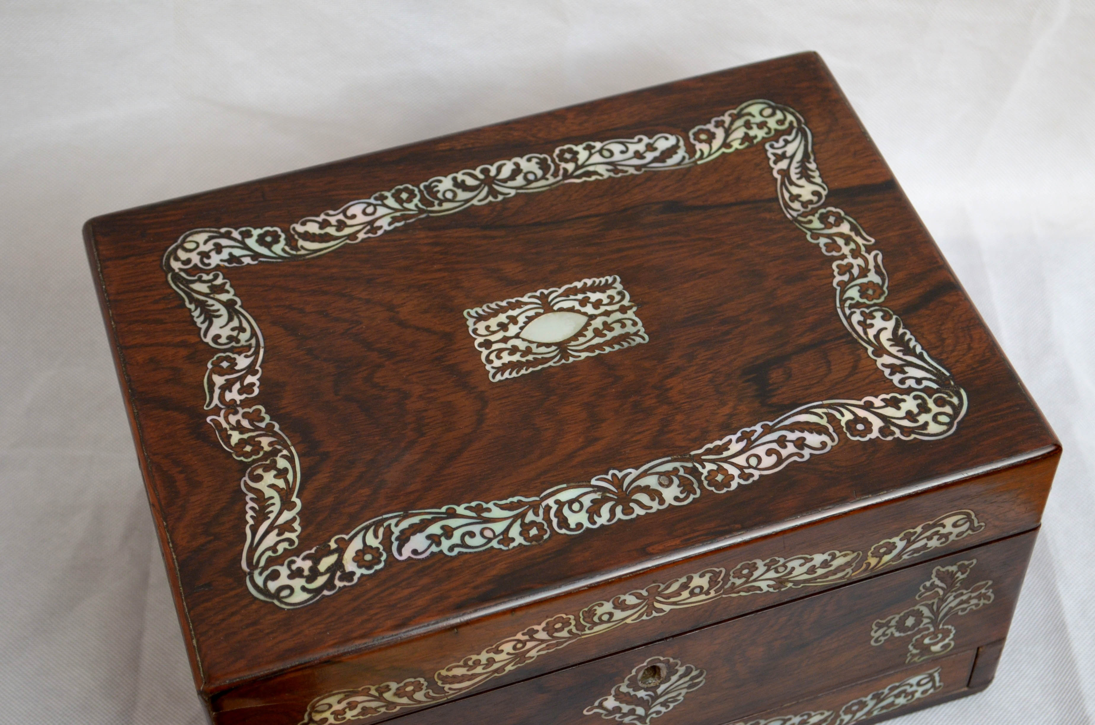 Boîte à bijoux victorienne ancienne | Selency