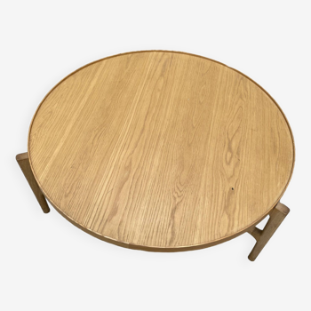 Table basse ronde 90 cm en bois