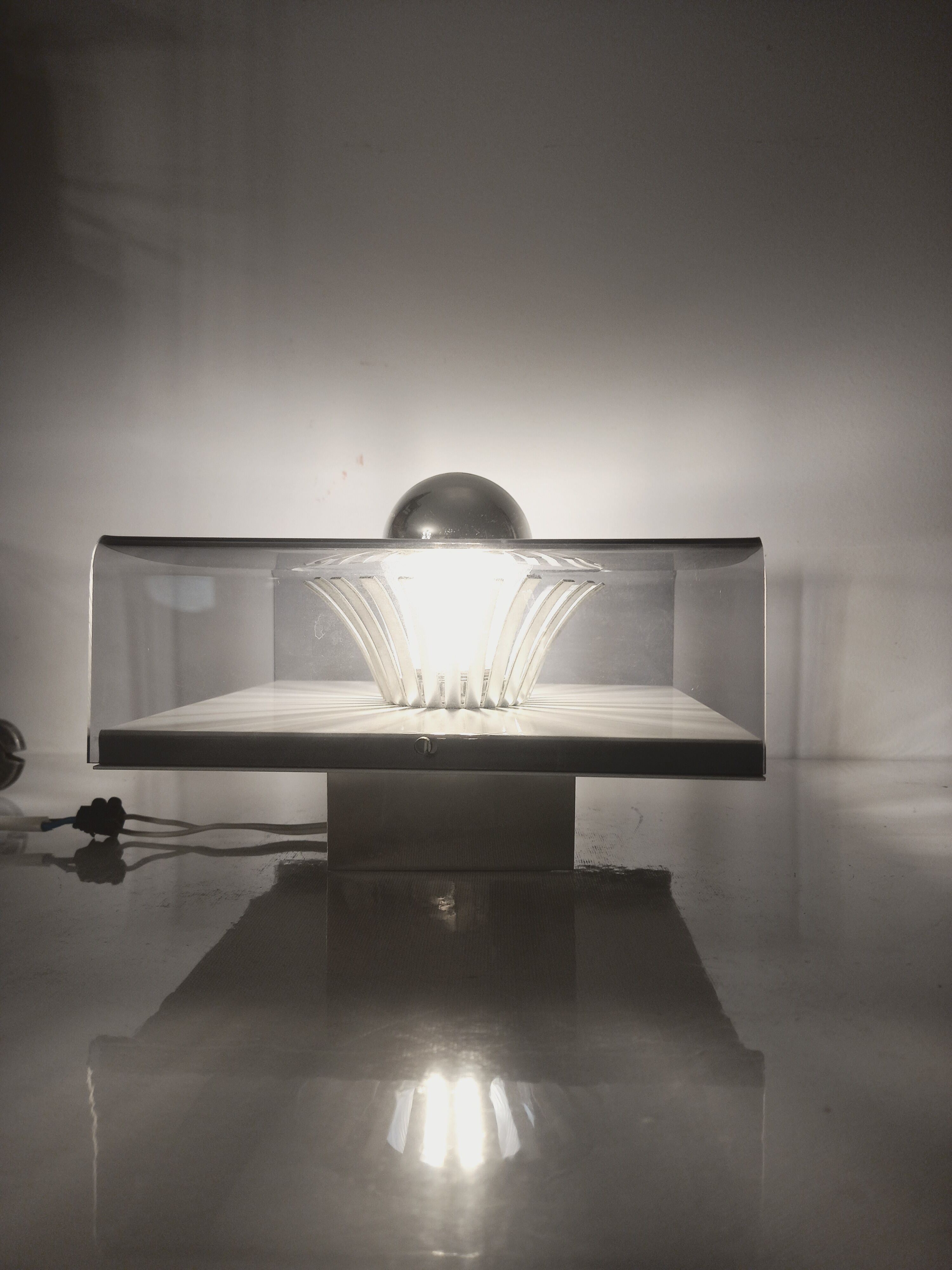 Vintage space age wall lamp