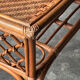 Table basse en rotin – années 1960/70