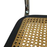 Vintage Cesca chair style b32 model in chrome and black