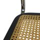 Chaise vintage Cesca style modèle B32 en chrome et noir