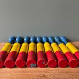 Ancient wooden bowling
