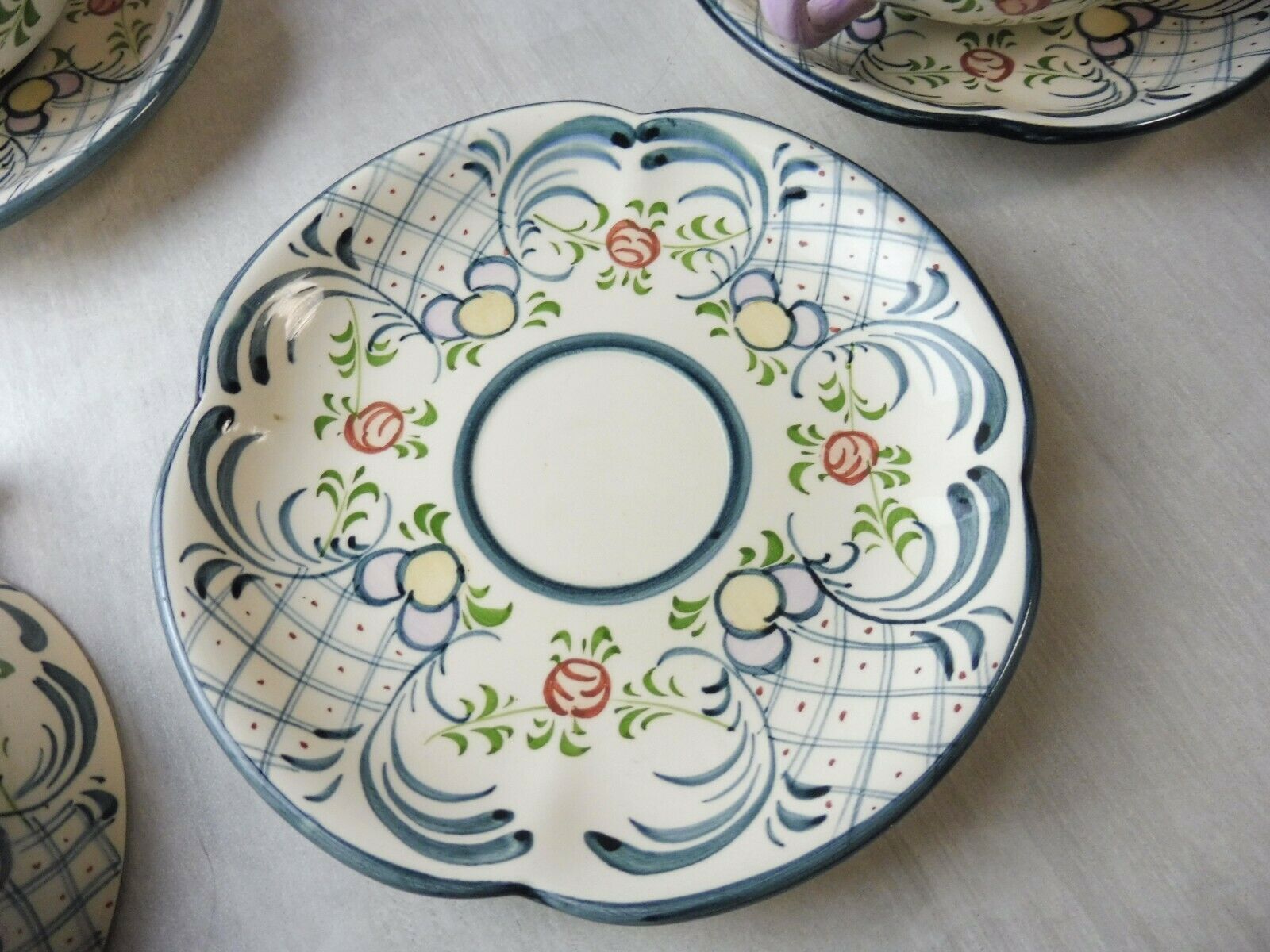 Set of soup bowls, georg Schmider Zeller décor, Dekor Favorite