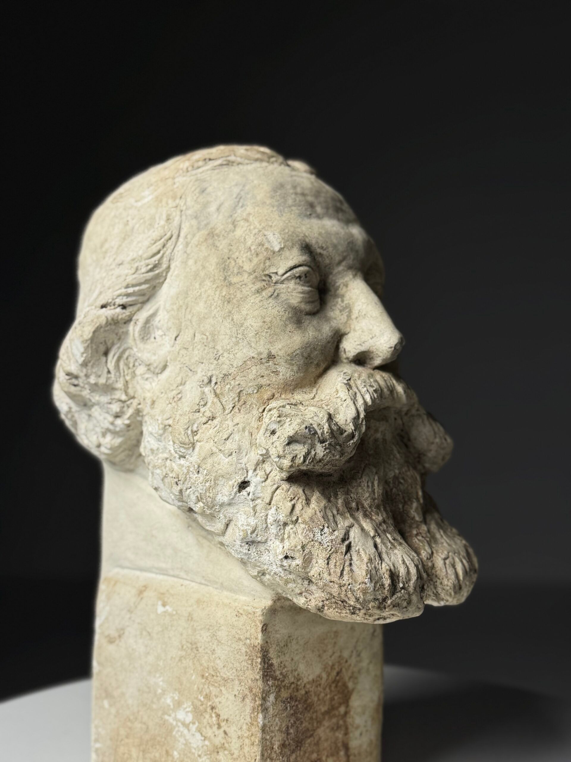 Plaster bust classic head
