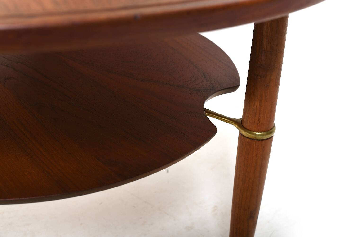 Rare Danish Coffee Table in Teak and Oak 1950s