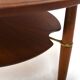 Rare Danish Coffee Table in Teak and Oak 1950s