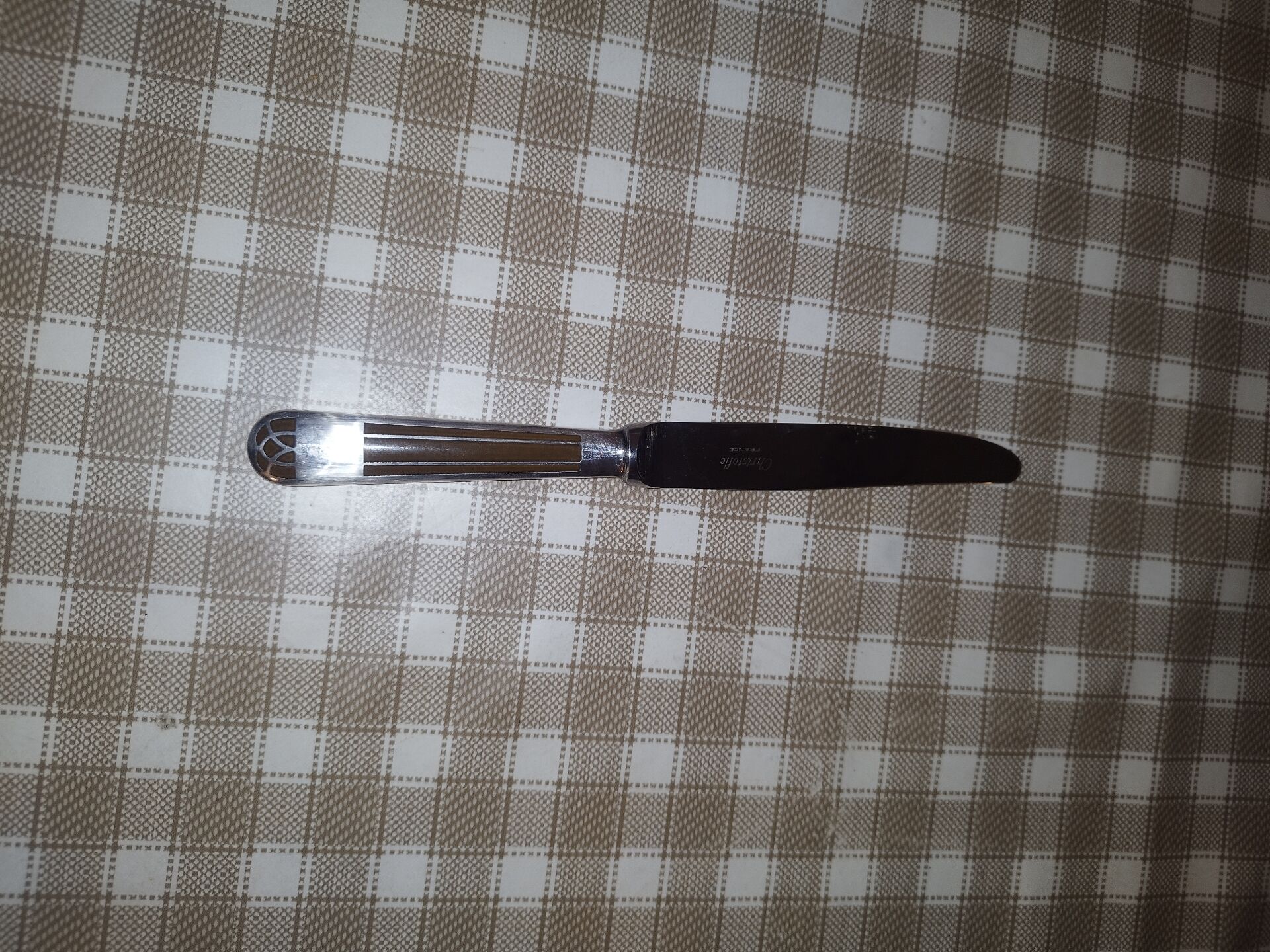 Christofle dessert knife talisman