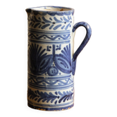 Ceramic pitcher from Toledo, signed GM