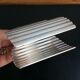 Luc lanel christofle asparagus clamp unduation silver metal art deco