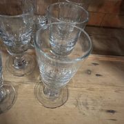 Set of 11 bistro glasses