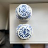 Paire de pots à thé ou pots à gingembre