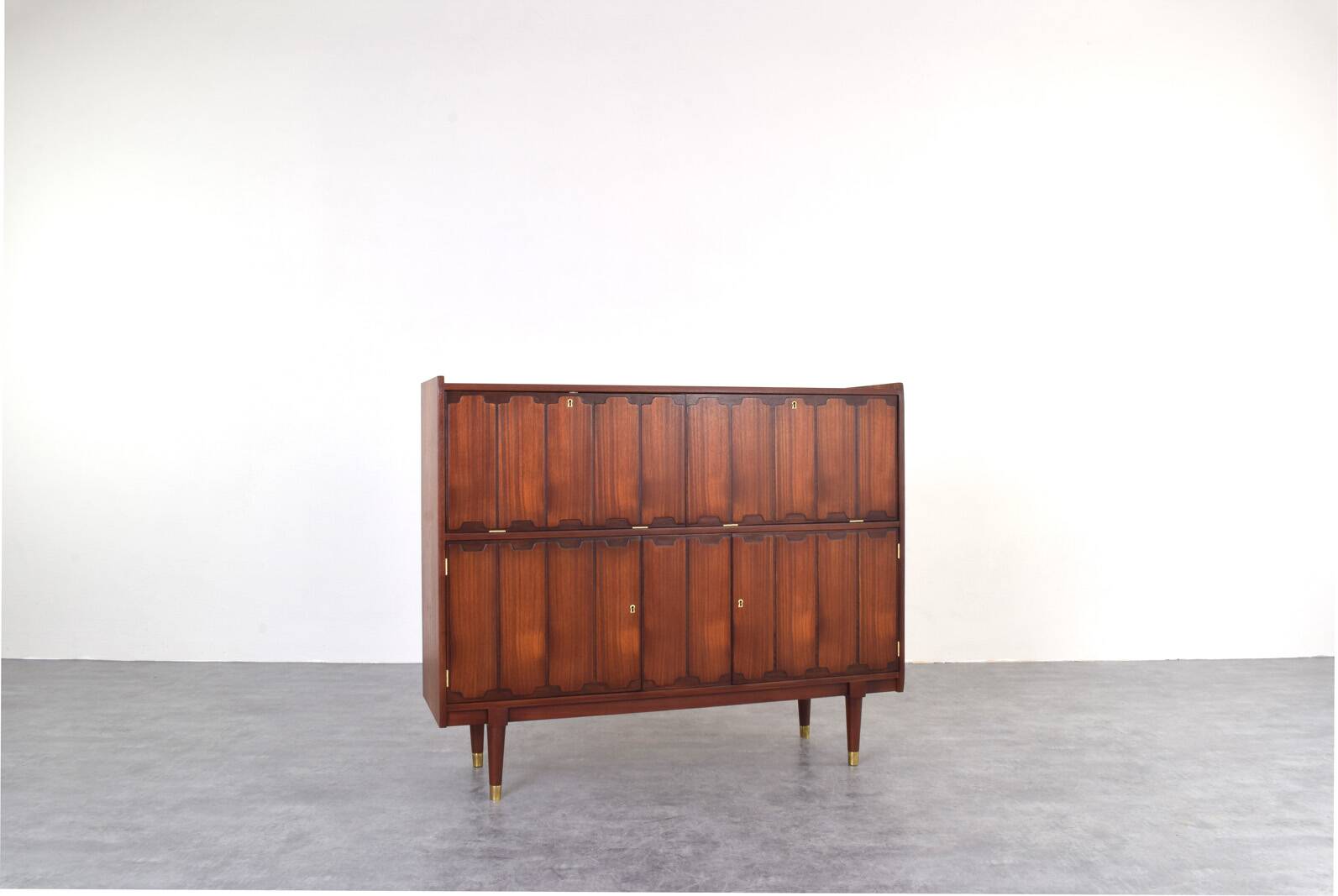 Mid-Century Norwegian Teak Highboard, 1960s.
