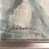 Nu à l'huile par Madeleine Barbedor