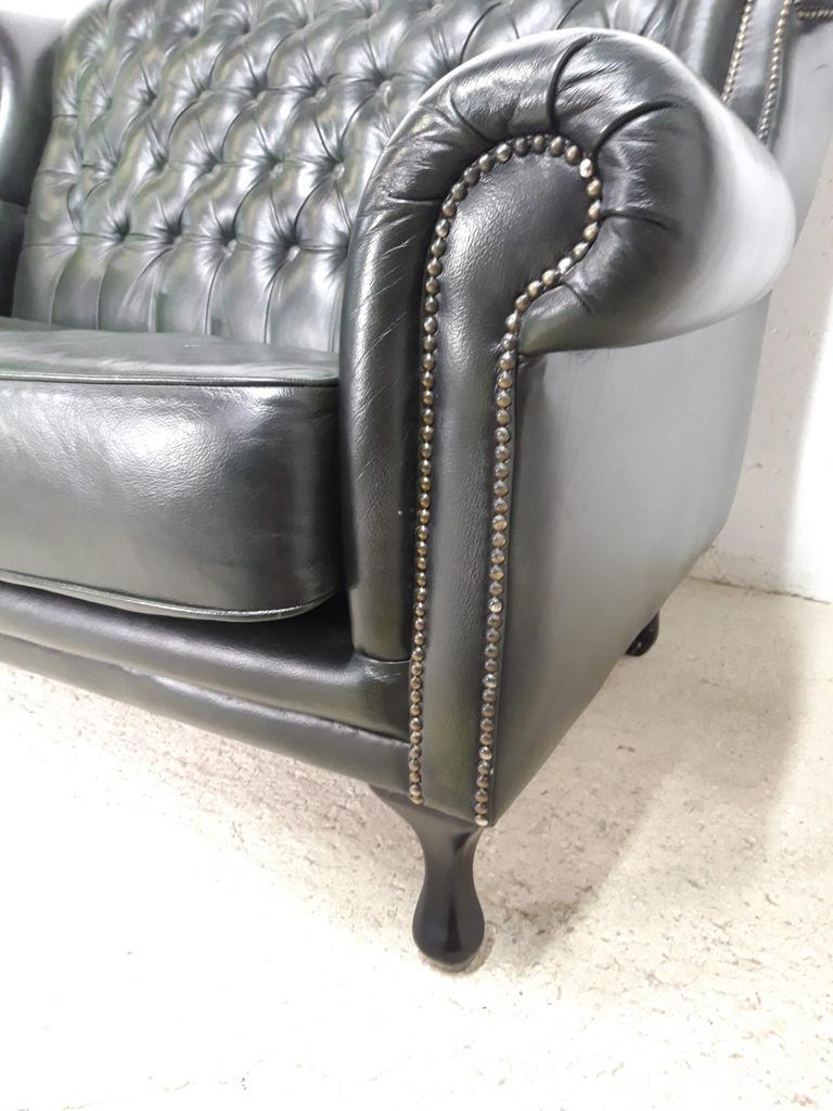 vintage chippendale chesterfield / two-seater / seat