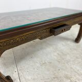 Table basse sculptée à la main Chine années 1930