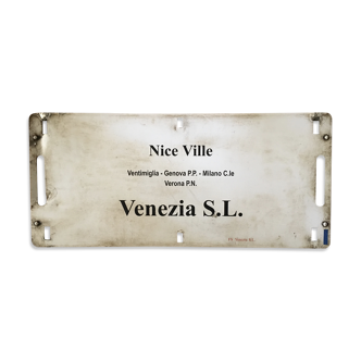 Destination path of iron-Nice Ville-Venizia- via Vintimiglia-Genova