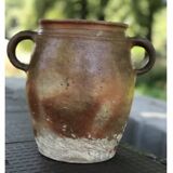 Glazed stoneware jar