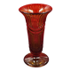 Vase en verre pressé, Art Déco