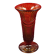 Vase en verre pressé, Art Déco
