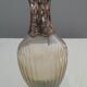 Glass and silver metal ewer