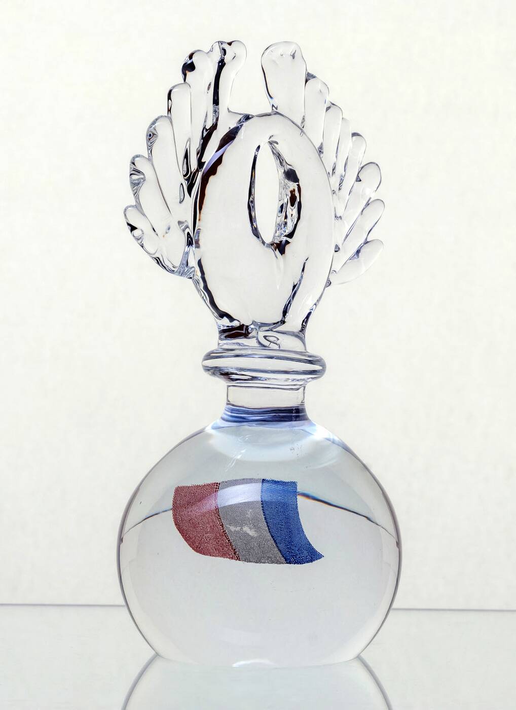 Mid-Century Sculptural Glass Piece, 1970s