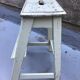 Escabeau marche pied bois vintage