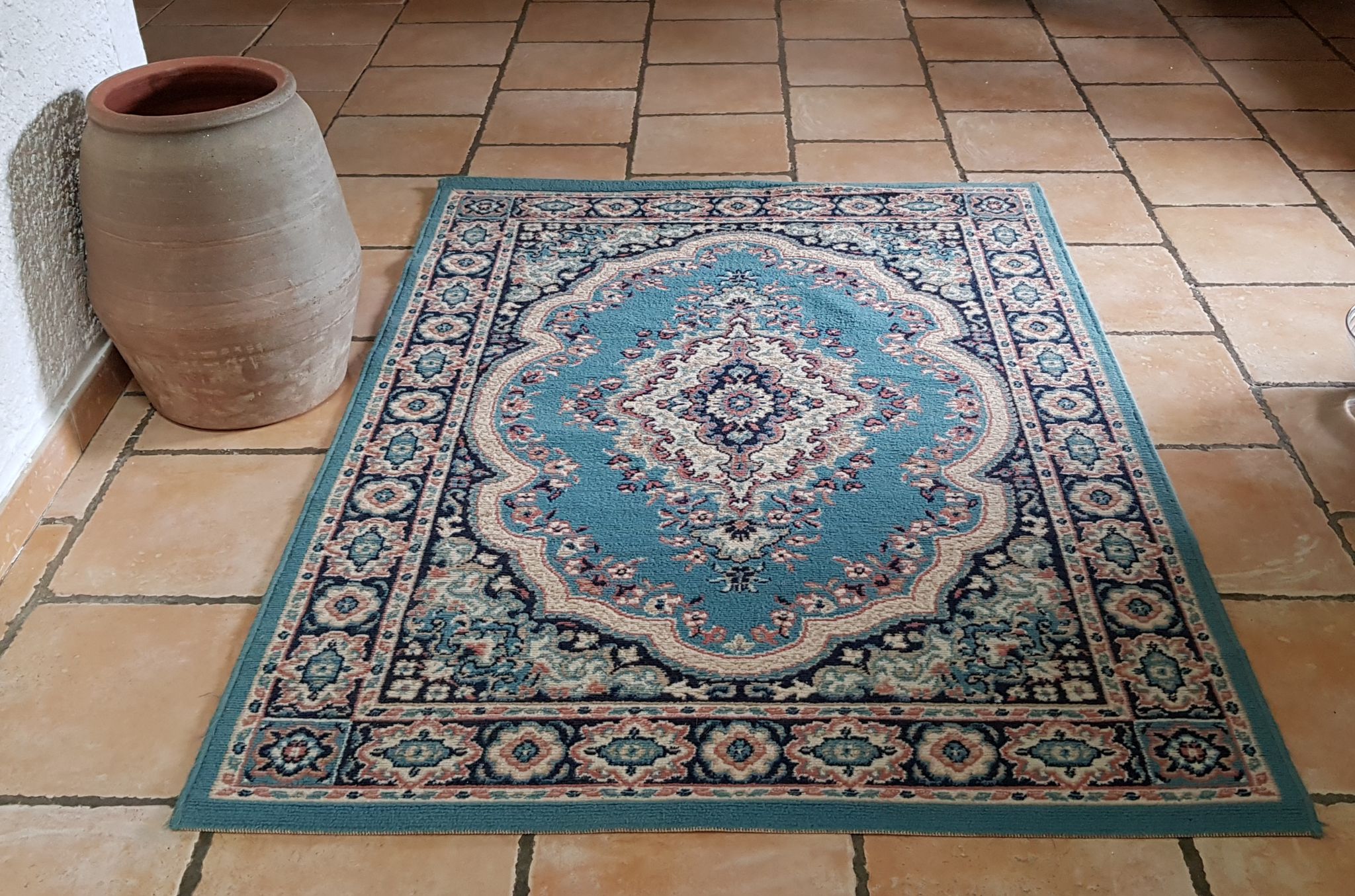 Tapis d'orient pure laine 116x162cm
