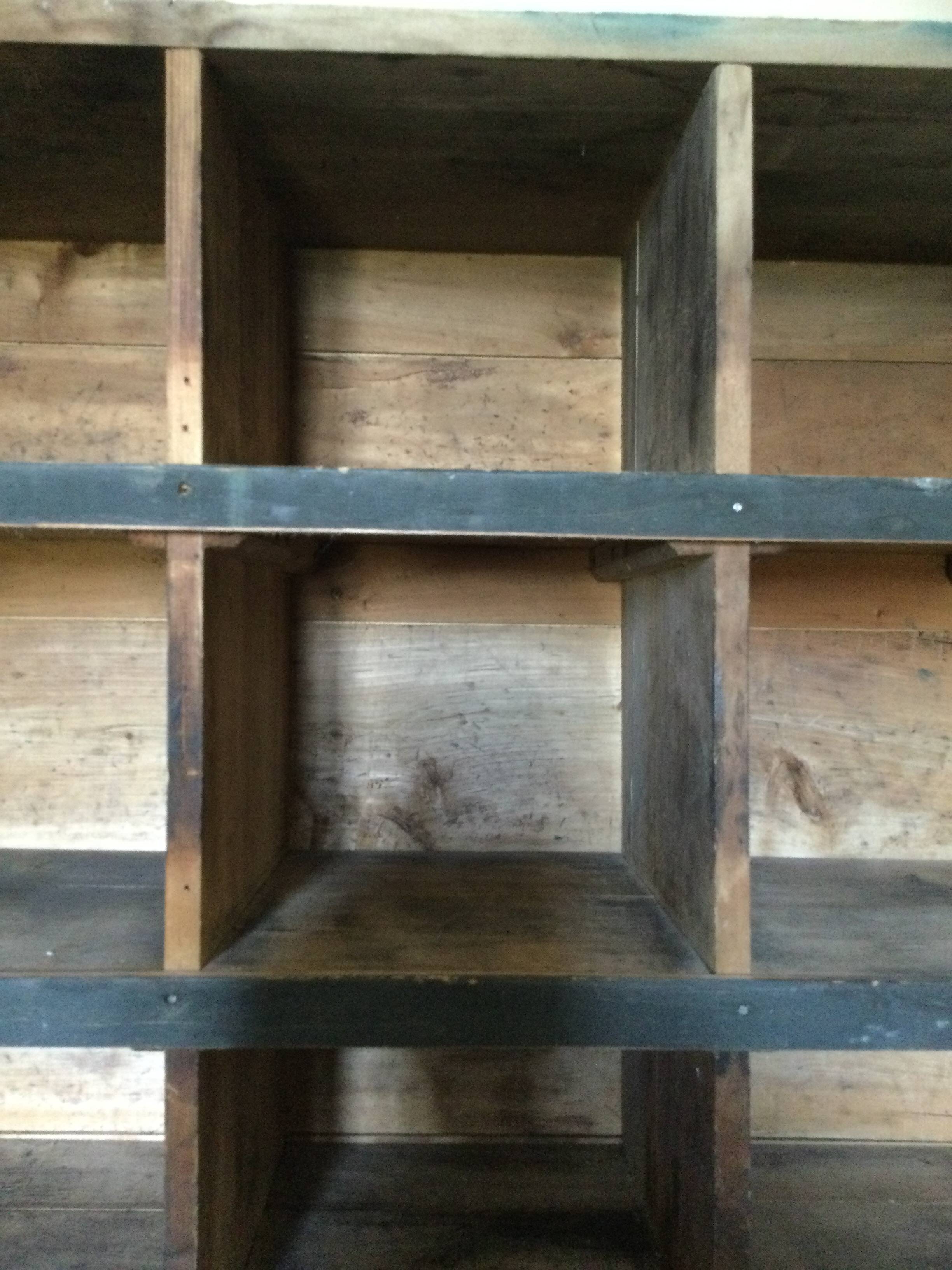Antique craft furniture with wooden lockers