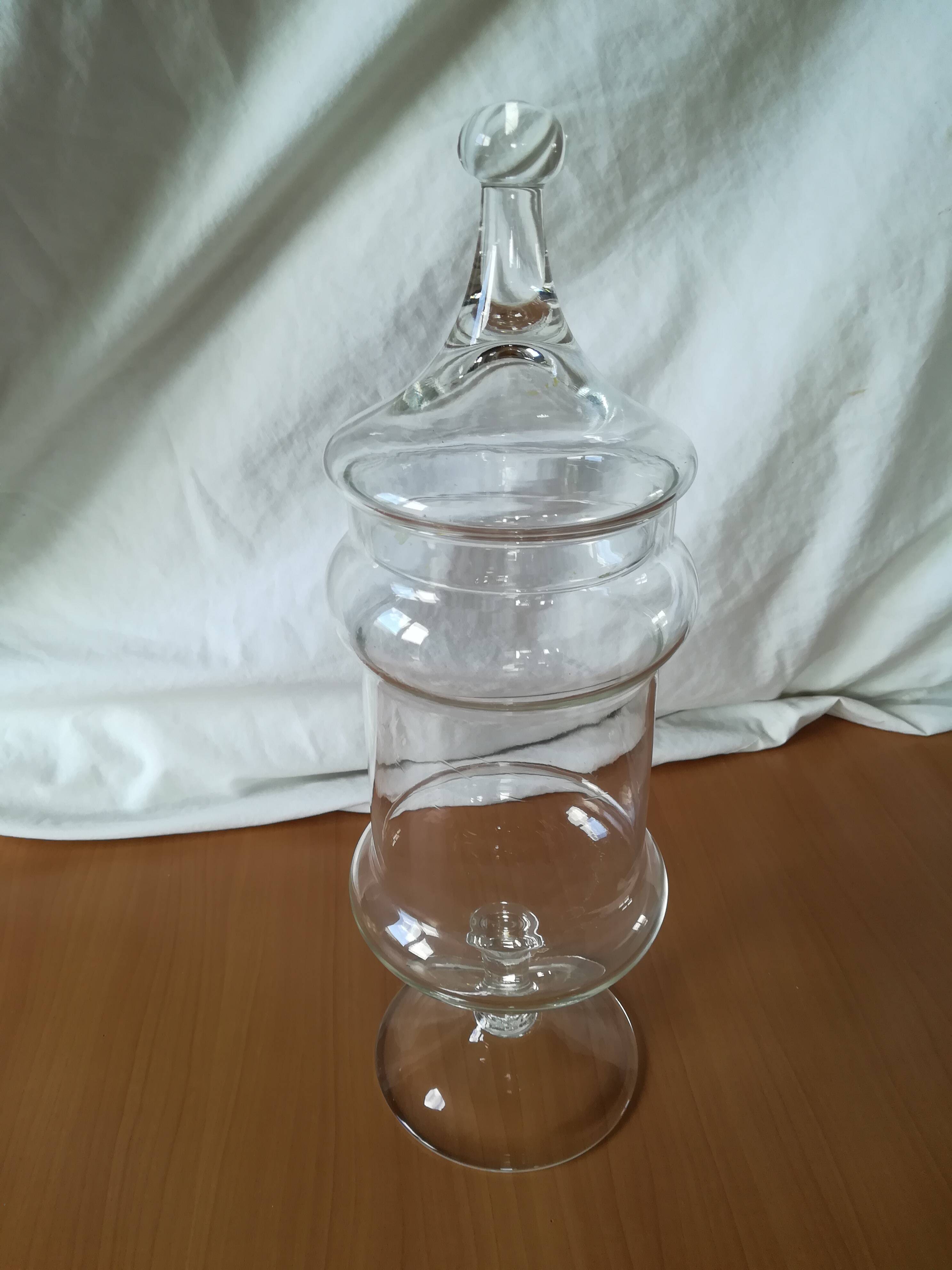 Apothecary jar Candy box on glass base
