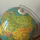 Antique illuminated globe