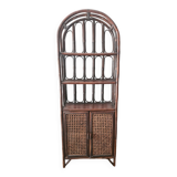 Rattan shelf