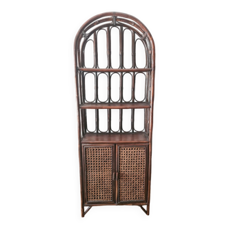 Rattan shelf
